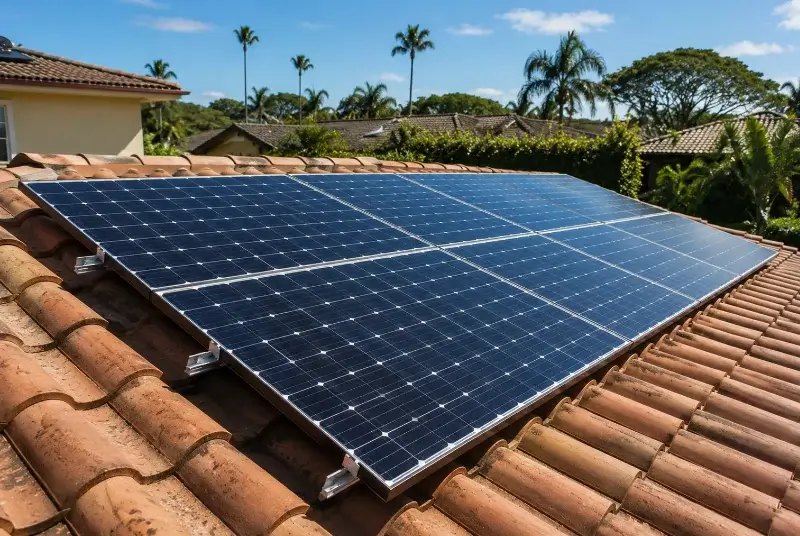Installation de panneaux solaires à Cauneille